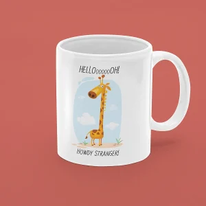 Cartoon Giraffe Ceramic Mug COF002 - FT-IMG