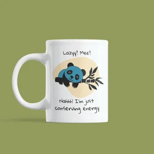 Lazy Panda Ceramic Mug - COF005 - FT-IMG