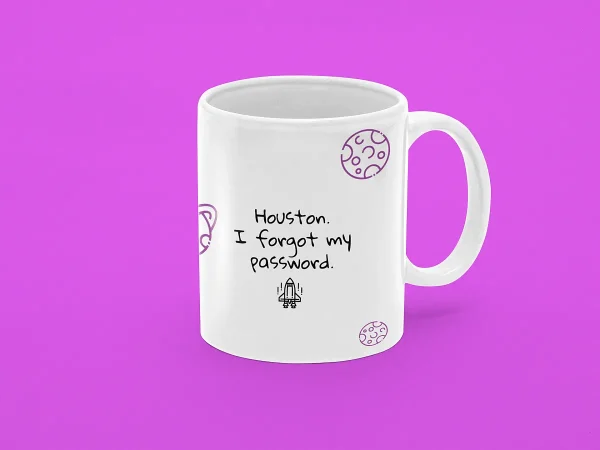 Oops Houston Ceramic Mug - COF009 - Back