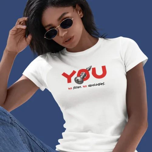 Screw You T-Shirt White - Mugzcetera Originals