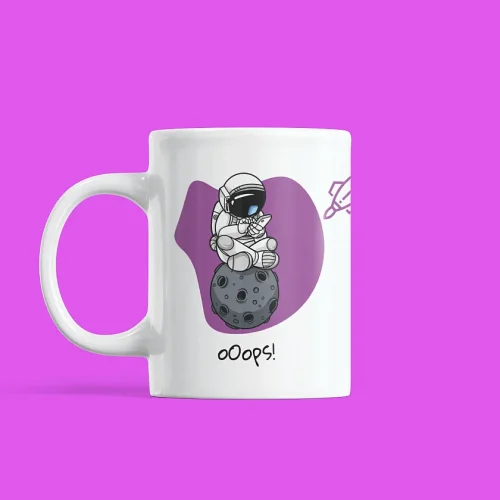 Oops Houston Ceramic Mug - COF009 - FT-IMG