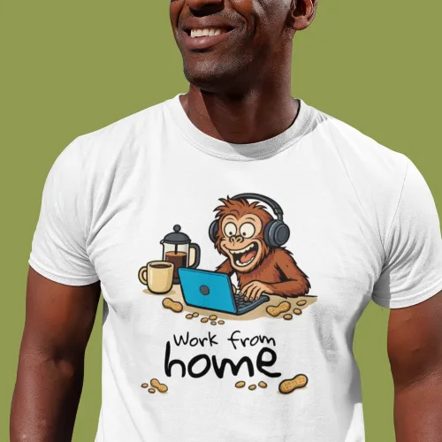 Work From Home T-Shirt - Mugzcetera Originals